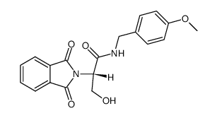 N-p-methoxybenzyl-(L)-Nα-phthaloylserylamide Structure