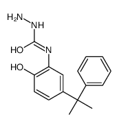 1-amino-3-[2-hydroxy-5-(2-phenylpropan-2-yl)phenyl]urea结构式