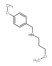 3-methoxy-N-[(4-methoxyphenyl)methyl]propan-1-amine structure