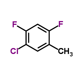 1-Chloro-2,4-difluoro-5-methylbenzene结构式
