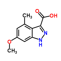 6-Methoxy-4-methyl-1H-indazole-3-carboxylic acid picture