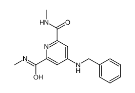 4-(benzylamino)-2-N,6-N-dimethylpyridine-2,6-dicarboxamide Structure