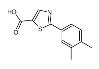 2-(3,4-dimethylphenyl)-1,3-thiazole-5-carboxylic acid Structure
