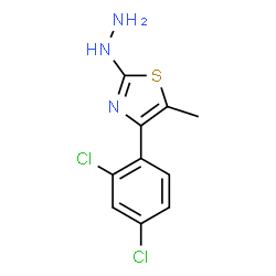 4-(2,4-DICHLOROPHENYL)-5-METHYL-2(3H)-THIAZOLONE HYDRAZONE structure