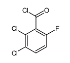 2,3-Dichloro-6-fluorobenzoyl chloride Structure