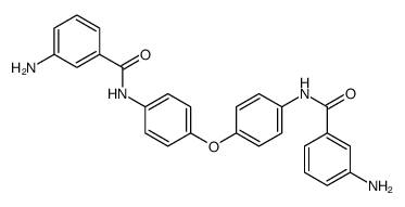 3-amino-N-[4-[4-[(3-aminobenzoyl)amino]phenoxy]phenyl]benzamide结构式