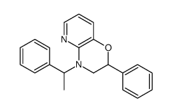 2-phenyl-4-(1-phenylethyl)-2,3-dihydropyrido[3,2-b][1,4]oxazine结构式