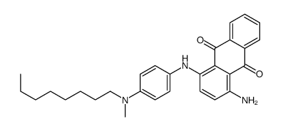 1-amino-4-[4-[methyl(octyl)amino]anilino]anthracene-9,10-dione结构式