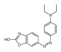 6-[[4-(diethylamino)phenyl]diazenyl]-3H-1,3-benzoxazol-2-one结构式