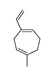 4-ethenyl-1-methylcyclohepta-1,4-diene结构式