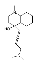 4-[4-(dimethylamino)buta-1,2-dienyl]-1-methyl-2,3,4a,5,6,7,8,8a-octahydroquinolin-4-ol Structure