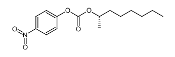 (+)-(S)-p-nitrophenyl 1-methylheptyl carbonate结构式