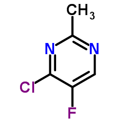 4-Chloro-5-fluoro-2-methylpyrimidine Structure