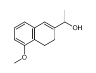 1-(5-methoxy-3,4-dihydronaphthalen-2-yl)ethan-1-ol Structure