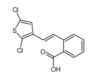 2-[2-(2,5-dichlorothiophen-3-yl)ethenyl]benzoic acid结构式