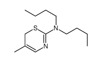 N,N-dibutyl-5-methyl-6H-1,3-thiazin-2-amine结构式