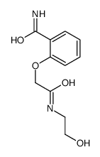 2-[2-(2-hydroxyethylamino)-2-oxoethoxy]benzamide Structure