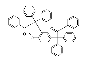 2-[4-methoxy-3-(2-oxo-1,1,2-triphenylethyl)phenyl]-1,2,2-triphenylethanone Structure
