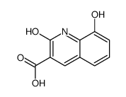 3-Quinolinecarboxylicacid,2,8-dihydroxy-(7CI)结构式