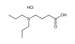 N,N-di-n-propyl-4-aminobutyric acid hydrochloride Structure