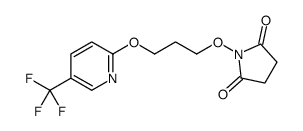 1-[3-[5-(trifluoromethyl)pyridin-2-yl]oxypropoxy]pyrrolidine-2,5-dione Structure