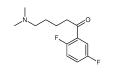 1-(2,5-difluorophenyl)-5-(dimethylamino)pentan-1-one结构式