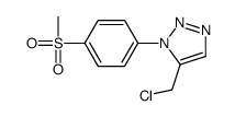 5-(chloromethyl)-1-(4-methylsulfonylphenyl)triazole Structure