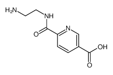 6-(2-aminoethylcarbamoyl)pyridine-3-carboxylic acid结构式