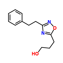 3-[3-(2-Phenylethyl)-1,2,4-oxadiazol-5-yl]-1-propanol结构式