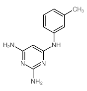 2,4,6-Pyrimidinetriamine,N4-(3-methylphenyl)- Structure