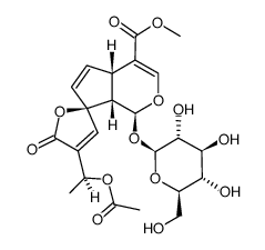 plumieride 13-O-acetate结构式