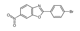 2-(4-bromophenyl)-6-nitrobenzo[d]oxazole Structure