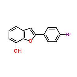 2-(4-Bromophenyl)-1-benzofuran-7-ol结构式