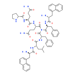 substance P (4-11), Pro(4)-Npa(7,9)-Phe(11)-结构式