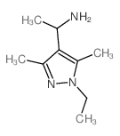 1-(1-Ethyl-3,5-dimethyl-1H-pyrazol-4-yl)-ethylamine Structure