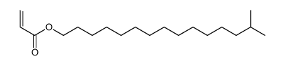 14-methylpentadecyl prop-2-enoate结构式