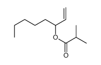 1-vinylhexyl isobutyrate结构式