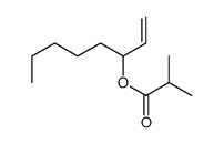 1-vinylhexyl isobutyrate structure