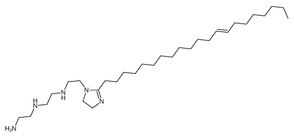 N-(2-aminoethyl)-N'-[2-[2-(13-henicosenyl)-4,5-dihydro-1H-imidazol-1-yl]ethyl]ethylenediamine结构式
