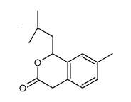 1-(2,2-dimethylpropyl)-7-methyl-1,4-dihydroisochromen-3-one结构式