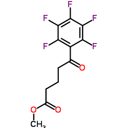 Methyl 5-oxo-5-(pentafluorophenyl)pentanoate Structure