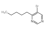 5-Bromo-4-pentylpyrimidine Structure