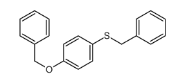 1-benzylsulfanyl-4-phenylmethoxybenzene结构式
