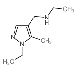 N-[(1-Ethyl-5-methyl-1H-pyrazol-4-yl)methyl]-ethanamine Structure