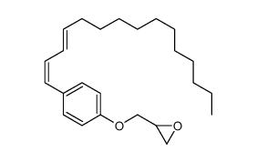 2-[[4-[(1E,3E)-pentadeca-1,3-dienyl]phenoxy]methyl]oxirane Structure