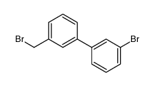 3-bromo-3'-(bromomethyl)biphenyl Structure