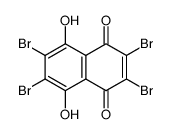 2,3,6,7-tetrabromo-5,8-dihydroxynaphthalene-1,4-dione结构式