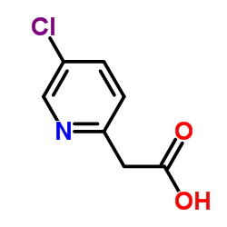 2-(5-氯吡啶-2-基)乙酸结构式