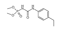 (4-ethyl-phenylcarbamoyl)-amidophosphoric acid dimethyl ester Structure