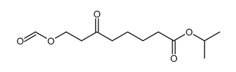 8-Formyloxy-6-oxo-octansaeure-(1)-isopropylester结构式